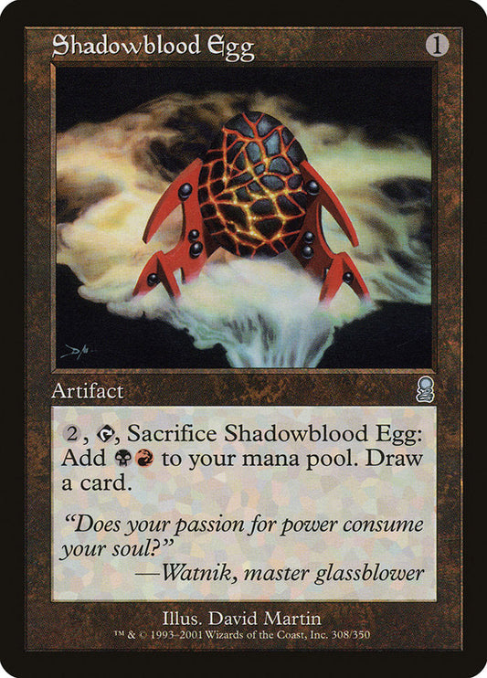 Shadowblood Egg [Odyssey] [Foil]