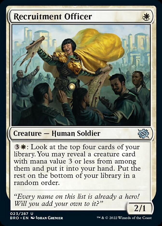 Recruitment Officer [The Brothers' War] [Foil]