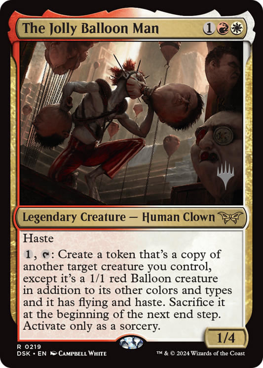 The Jolly Balloon Man (Promo Pack) [Duskmourn: House of Horror Promos] [Foil]