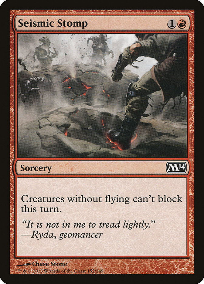 Seismic Stomp [Core Set 2014] [Foil]