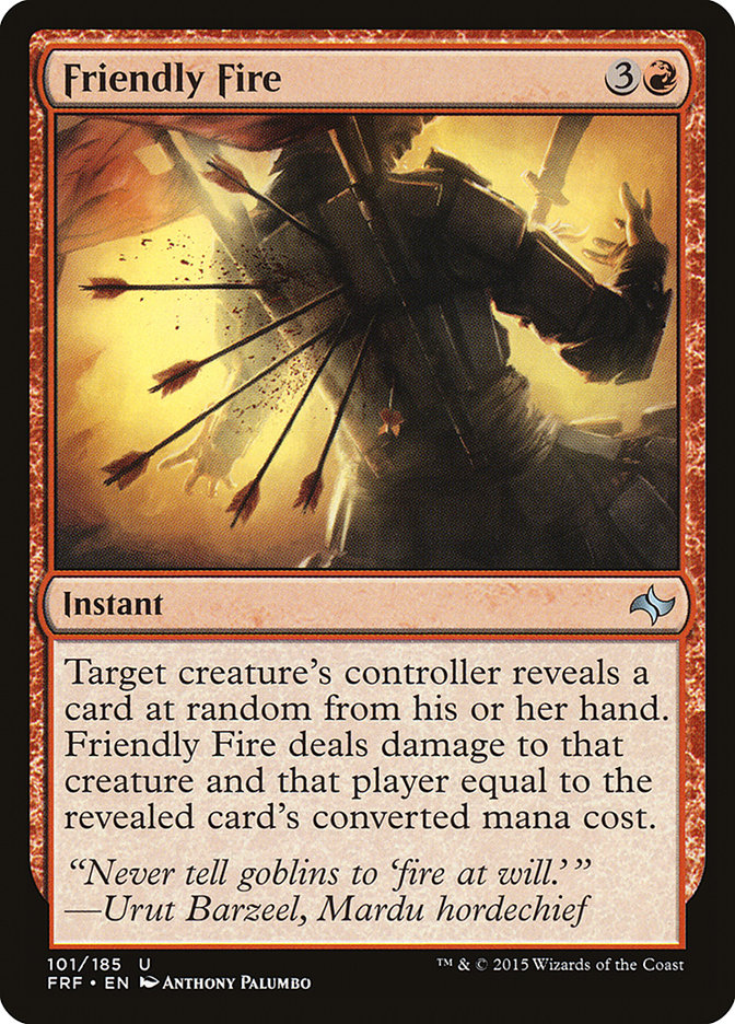 Friendly Fire [Fate Reforged] [Foil]