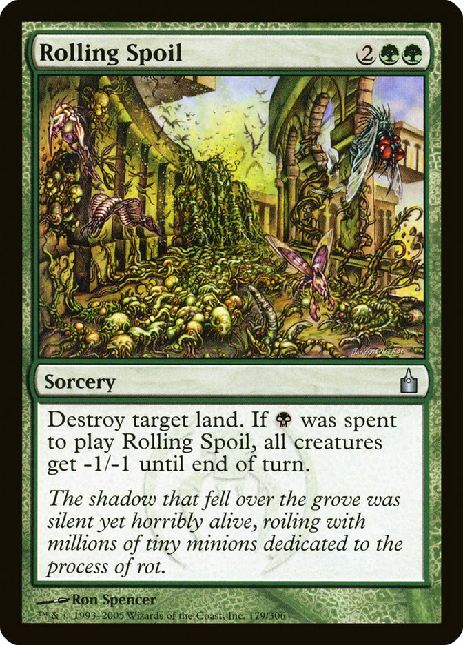 Rolling Spoil [Ravnica: City of Guilds] [Foil]