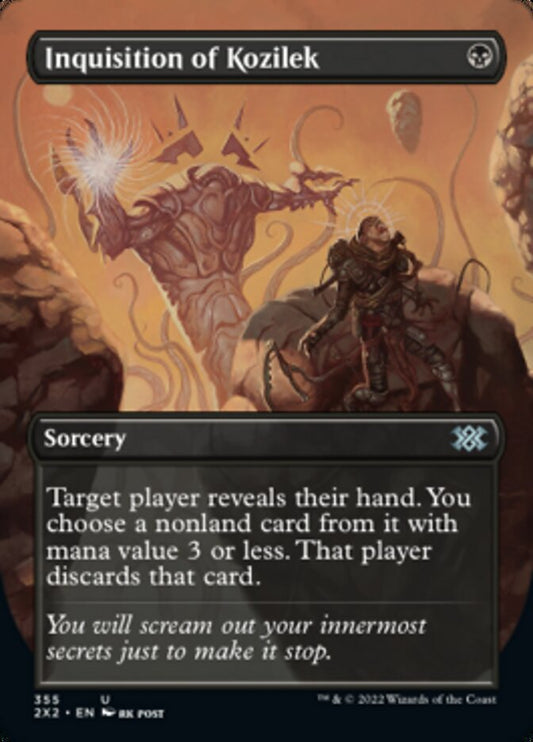 Inquisition of Kozilek (Borderless Alternate Art) [Double Masters 2022] [Foil]