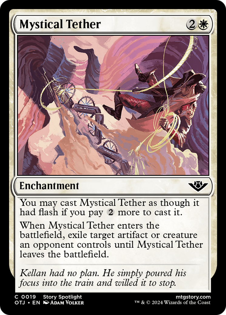 Mystical Tether [Outlaws of Thunder Junction] [Foil]