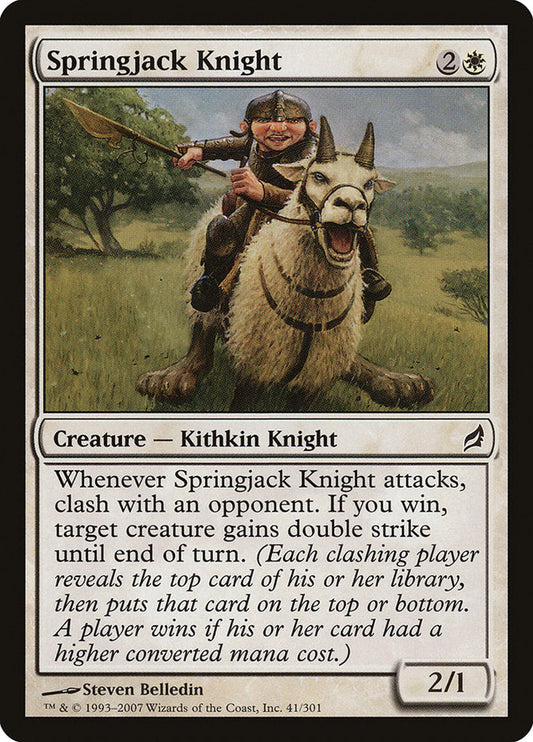 Springjack Knight [Lorwyn] [Foil]