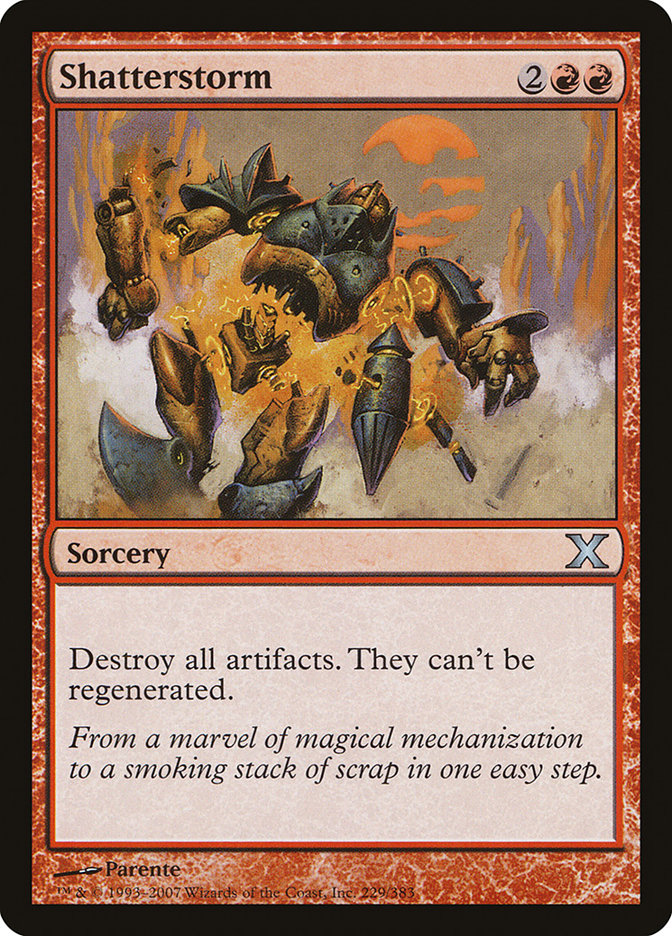 Shatterstorm [Tenth Edition] [Foil]