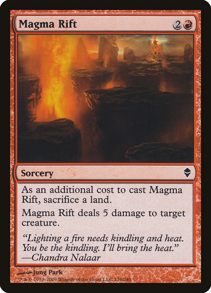 Magma Rift [Zendikar] [Foil]