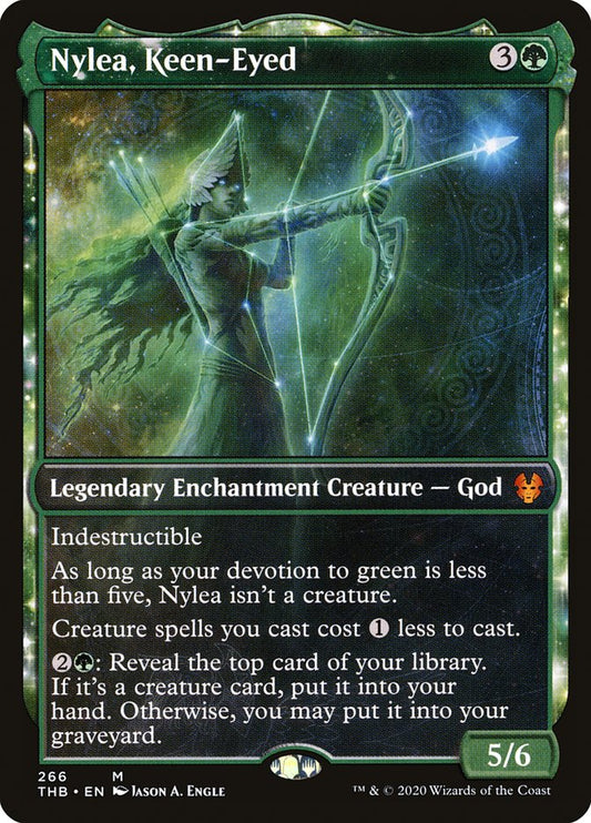 Nylea, Keen-Eyed (Showcase) [Theros Beyond Death] [Foil]
