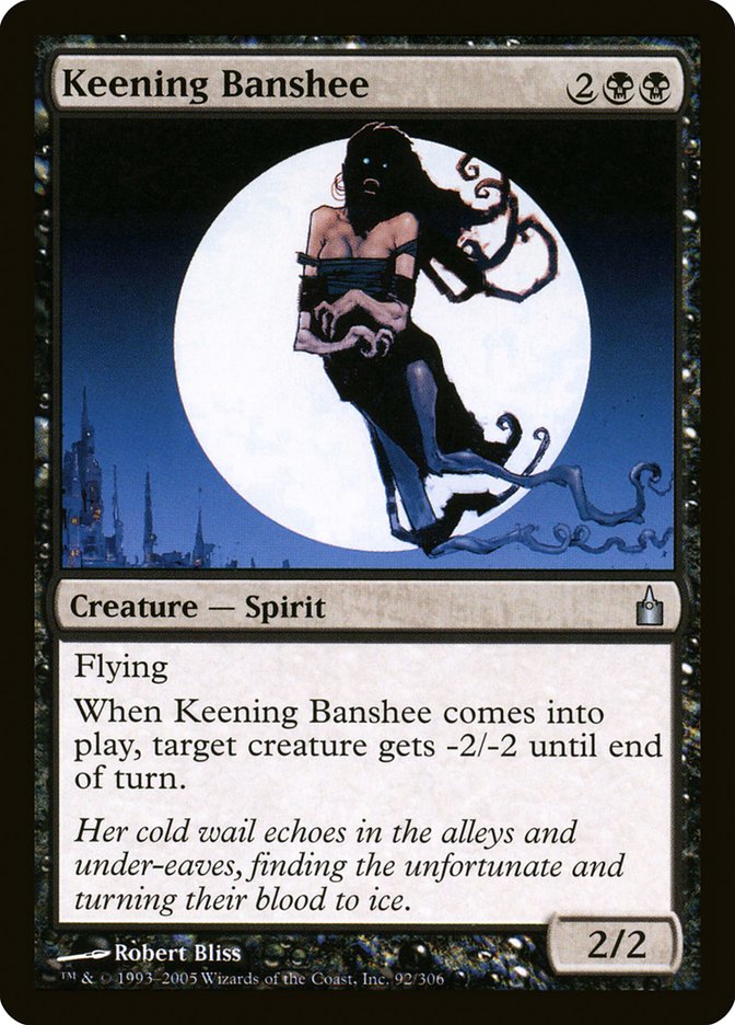 Keening Banshee [Ravnica: City of Guilds] [Foil]
