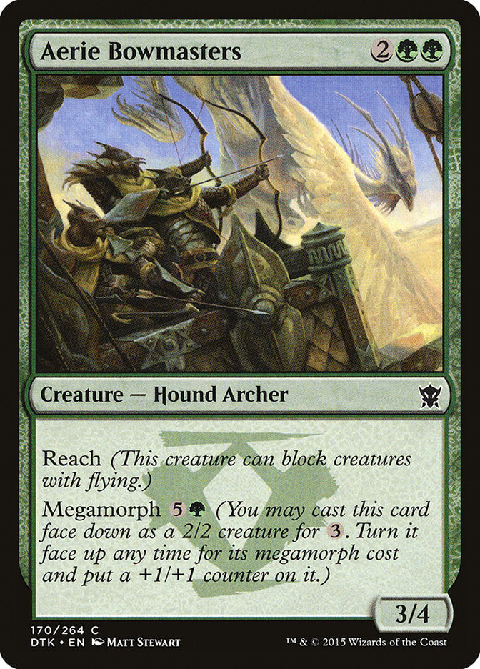 Aerie Bowmasters [Dragons of Tarkir] [Foil]