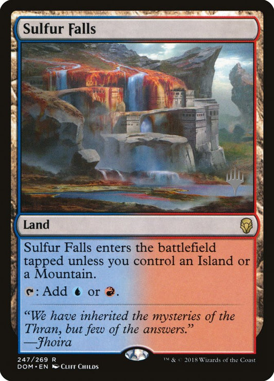 Sulfur Falls (Promo Pack) [Dominaria Promos] [Foil]