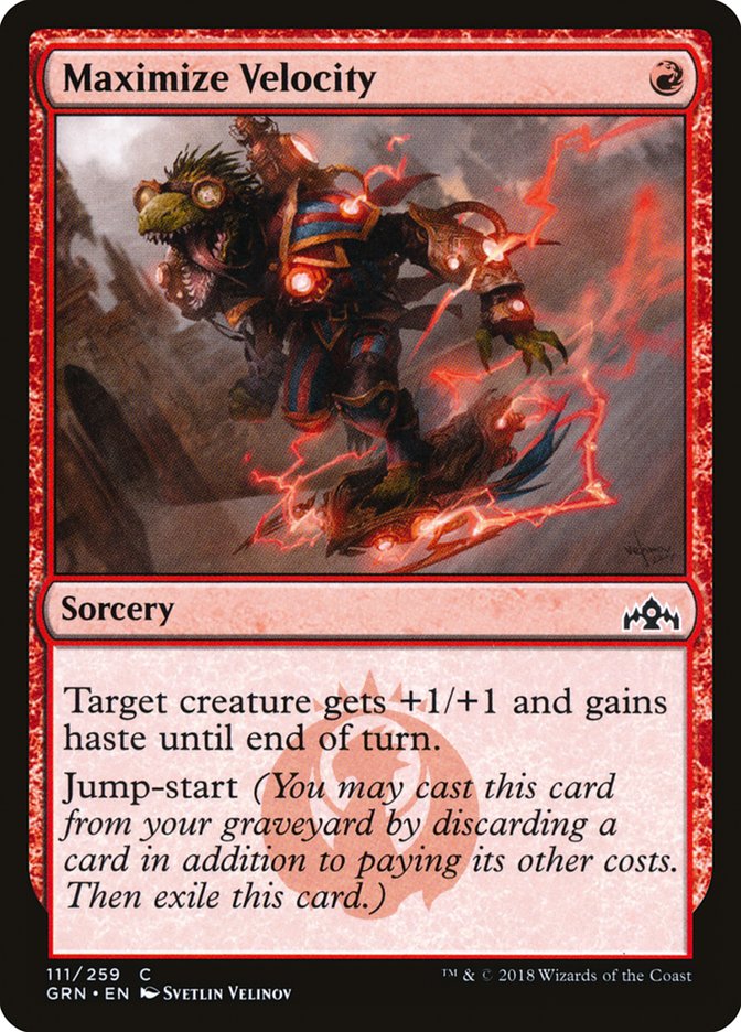 Maximize Velocity [Guilds of Ravnica] [Foil]