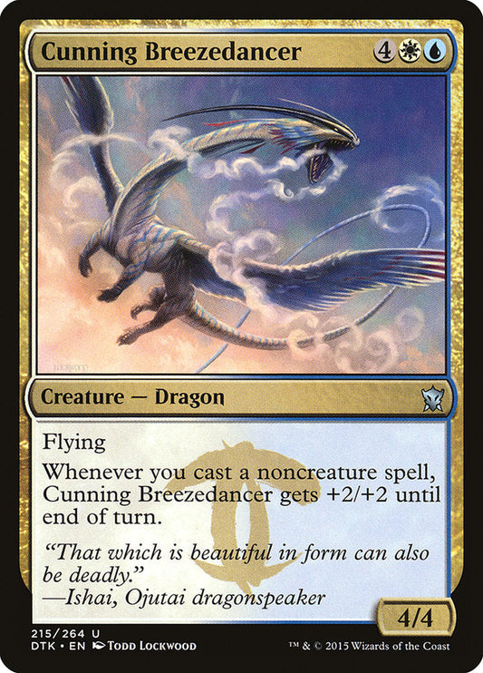 Cunning Breezedancer [Dragons of Tarkir] [Foil]