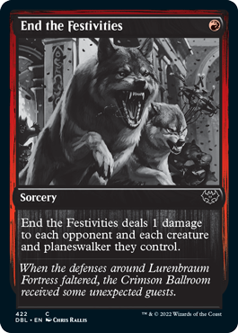 End the Festivities [Innistrad: Double Feature] [Foil]