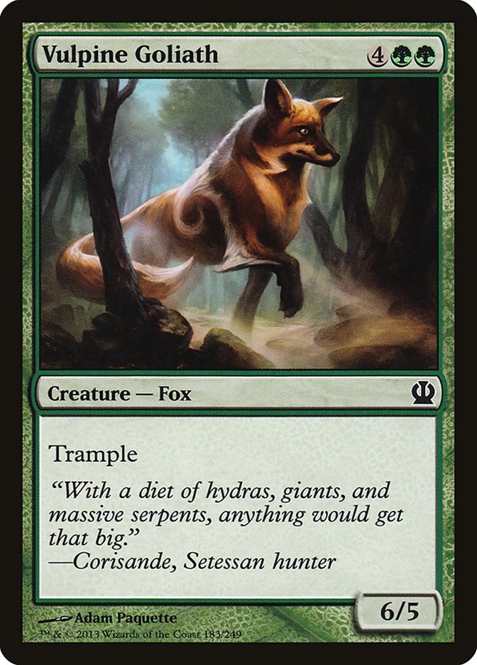 Vulpine Goliath [Theros] [Foil]