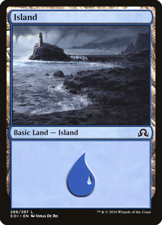 Island (286) [Shadows over Innistrad] [Foil]