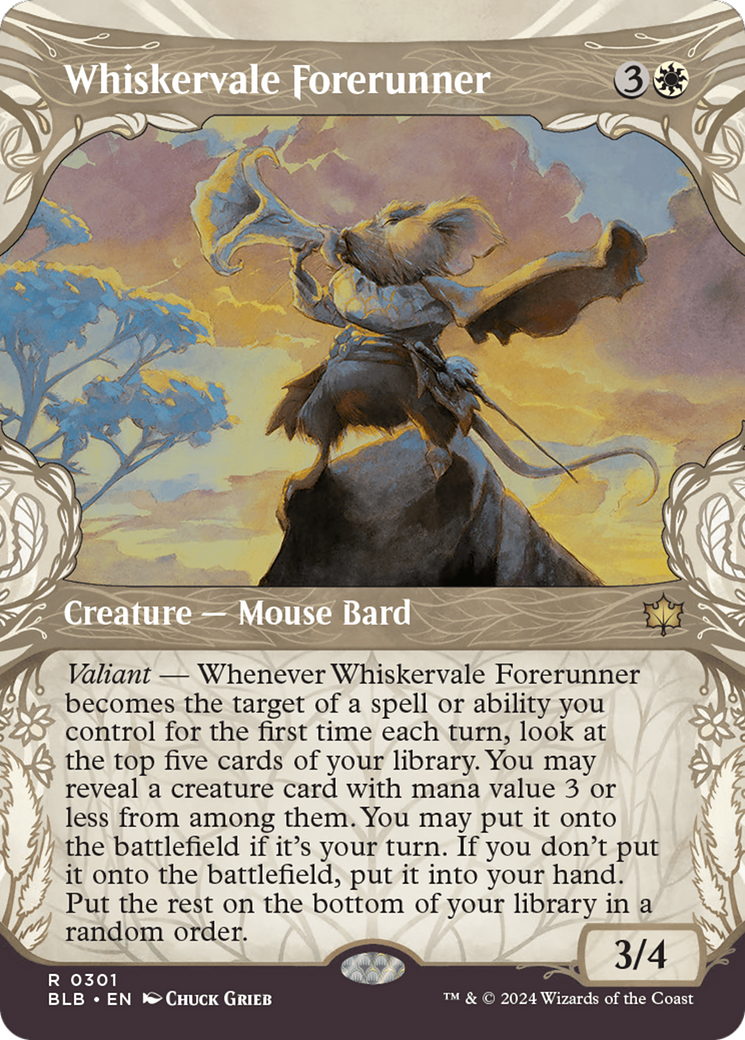 Whiskervale Forerunner (Showcase) [Bloomburrow] [Foil]