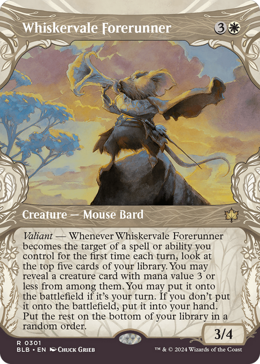 Whiskervale Forerunner (Showcase) [Bloomburrow] [Foil]