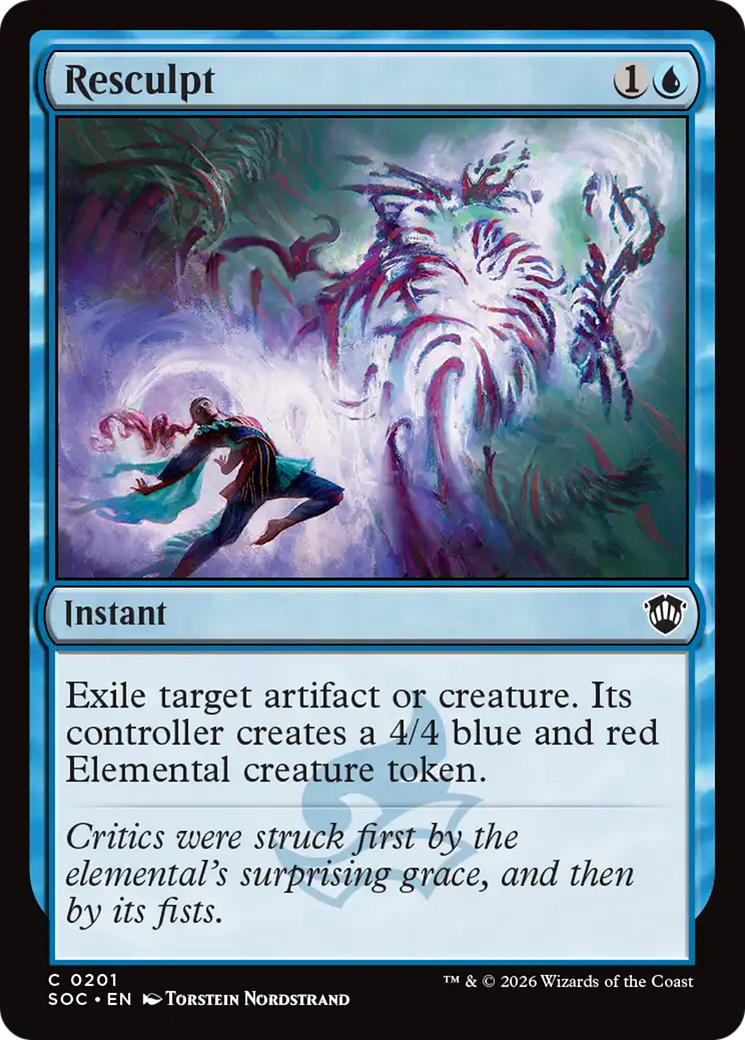 Resculpt [Secrets of Strixhaven Commander] [Foil]