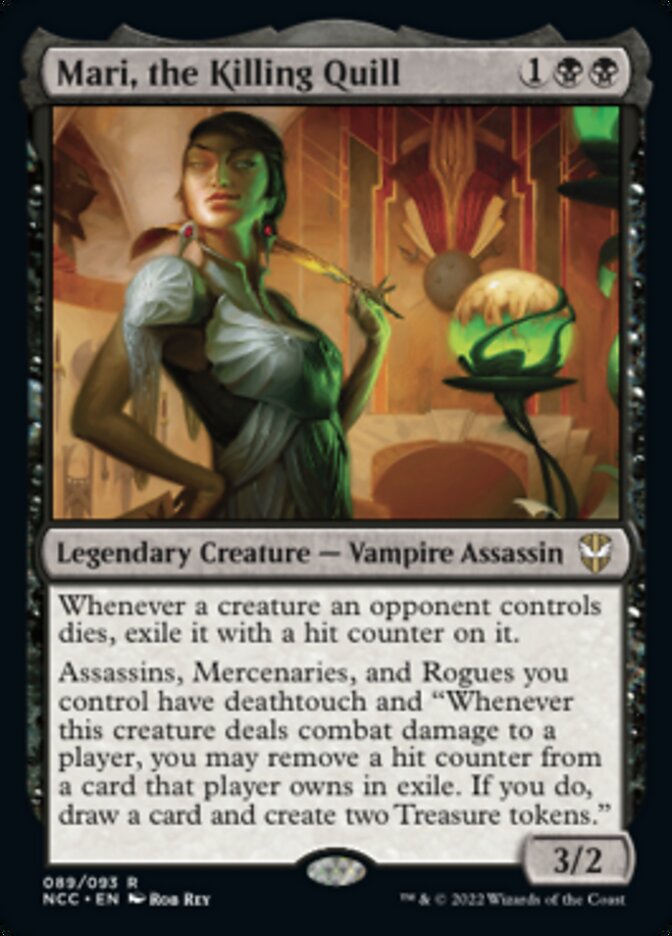 Mari, the Killing Quill [Streets of New Capenna Commander] [Foil]