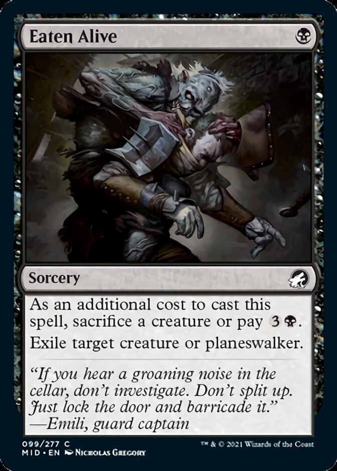 Eaten Alive [Innistrad: Midnight Hunt] [Foil]