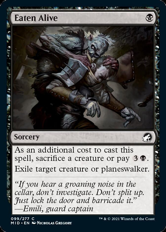 Eaten Alive [Innistrad: Midnight Hunt] [Foil]