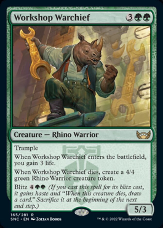 Workshop Warchief [Streets of New Capenna] [Foil]