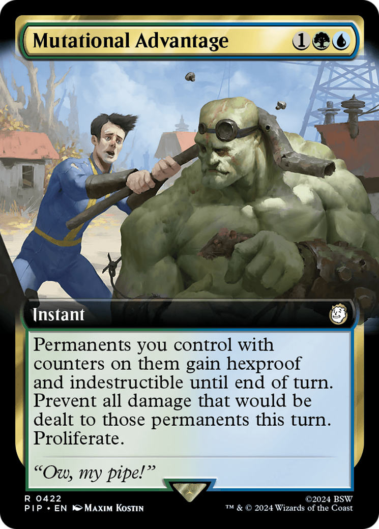 Mutational Advantage (Extended Art) [Fallout] [Foil]
