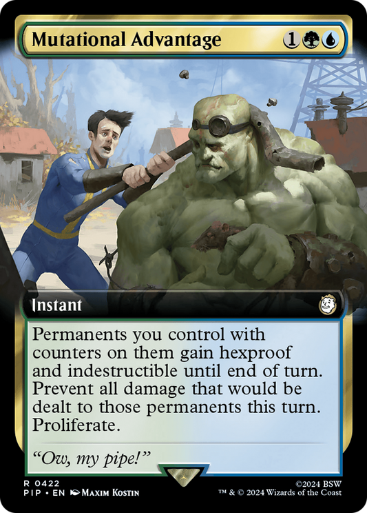 Mutational Advantage (Extended Art) [Fallout] [Foil]