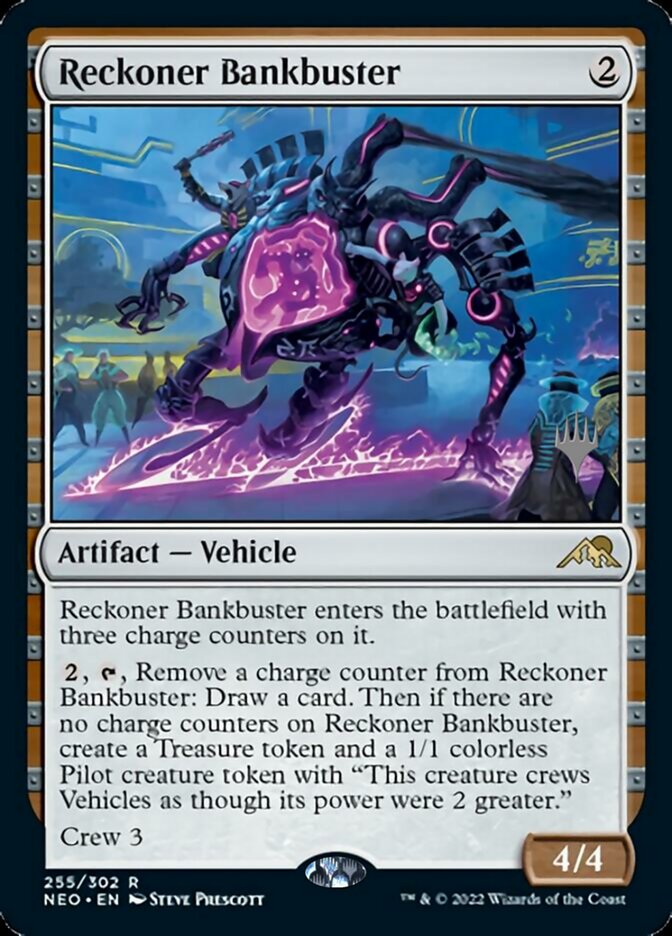 Reckoner Bankbuster (Promo Pack) [Kamigawa: Neon Dynasty Promos] [Foil]