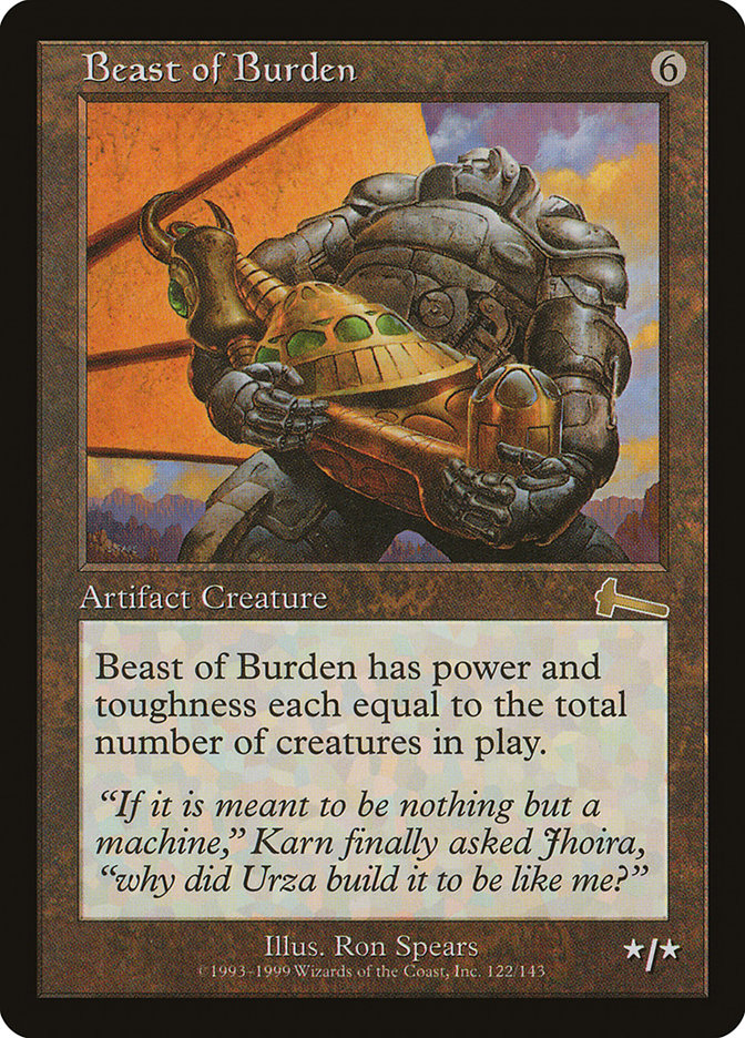 Beast of Burden [Urza's Legacy] [Foil]
