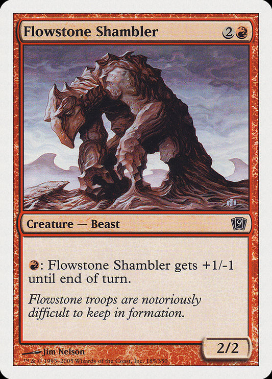 Flowstone Shambler [Ninth Edition] [Foil]