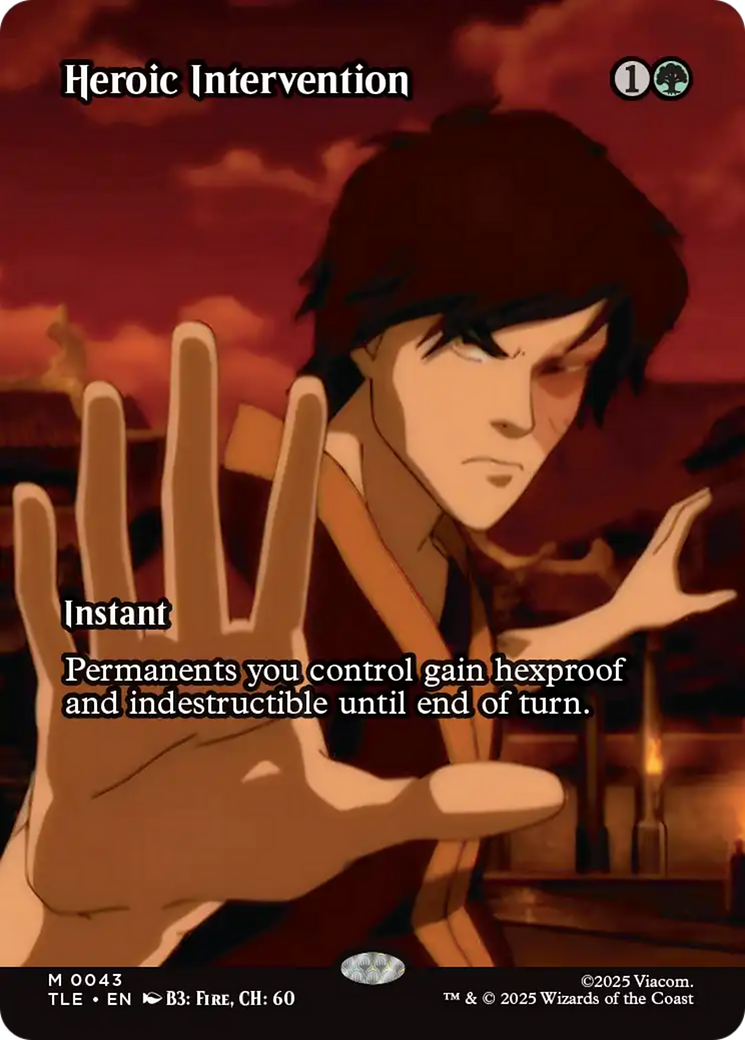 Heroic Intervention (Borderless) [Avatar: The Last Airbender: Eternal-Legal] [Foil]