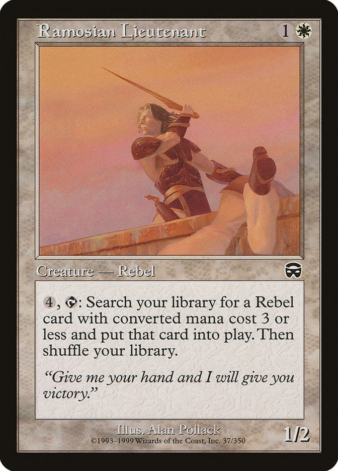 Ramosian Lieutenant [Mercadian Masques] [Foil]