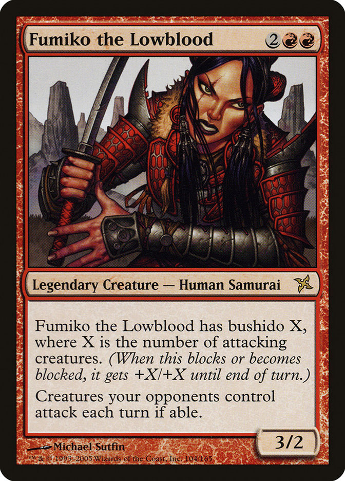 Fumiko the Lowblood [Betrayers of Kamigawa] [Foil]