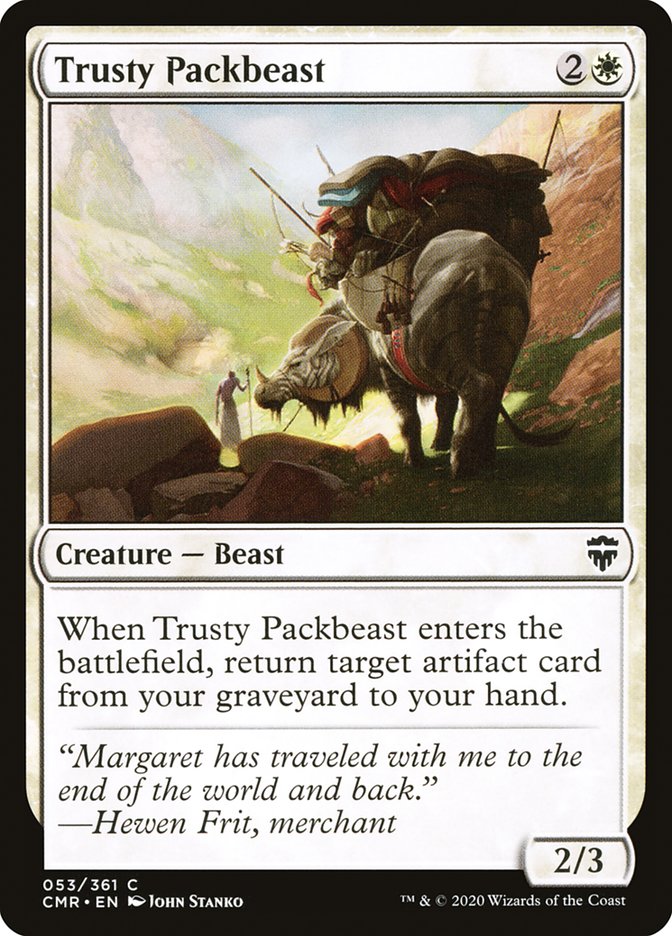 Trusty Packbeast [Commander Legends] [Foil]
