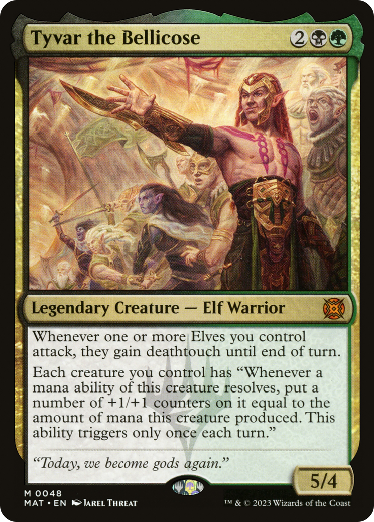 Tyvar the Bellicose [March of the Machine: The Aftermath] [Foil]