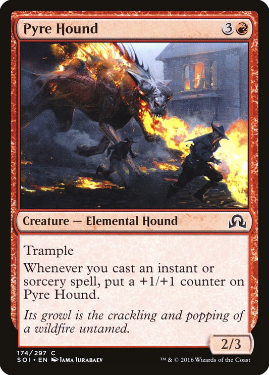 Pyre Hound [Shadows over Innistrad] [Foil]