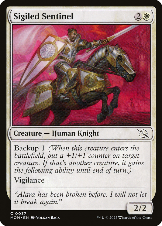 Sigiled Sentinel [March of the Machine] [Foil]