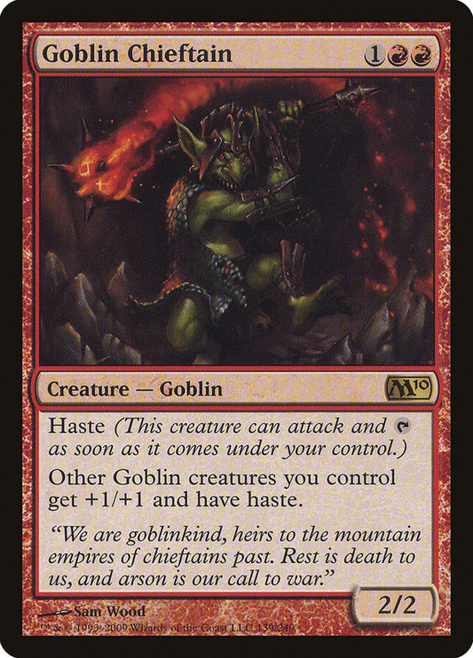 Goblin Chieftain [Core Set 2010]