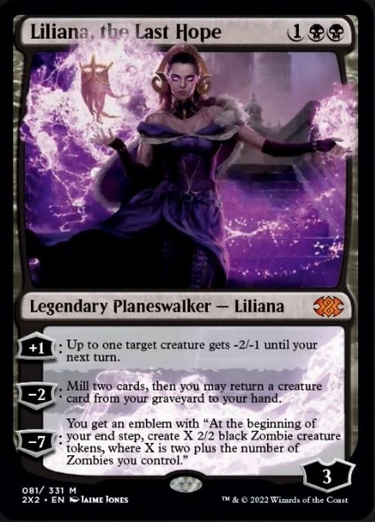 Liliana, the Last Hope [Double Masters 2022] [Foil]
