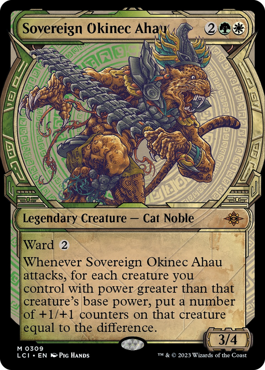 Sovereign Okinec Ahau (Showcase) [The Lost Caverns of Ixalan] [Foil]