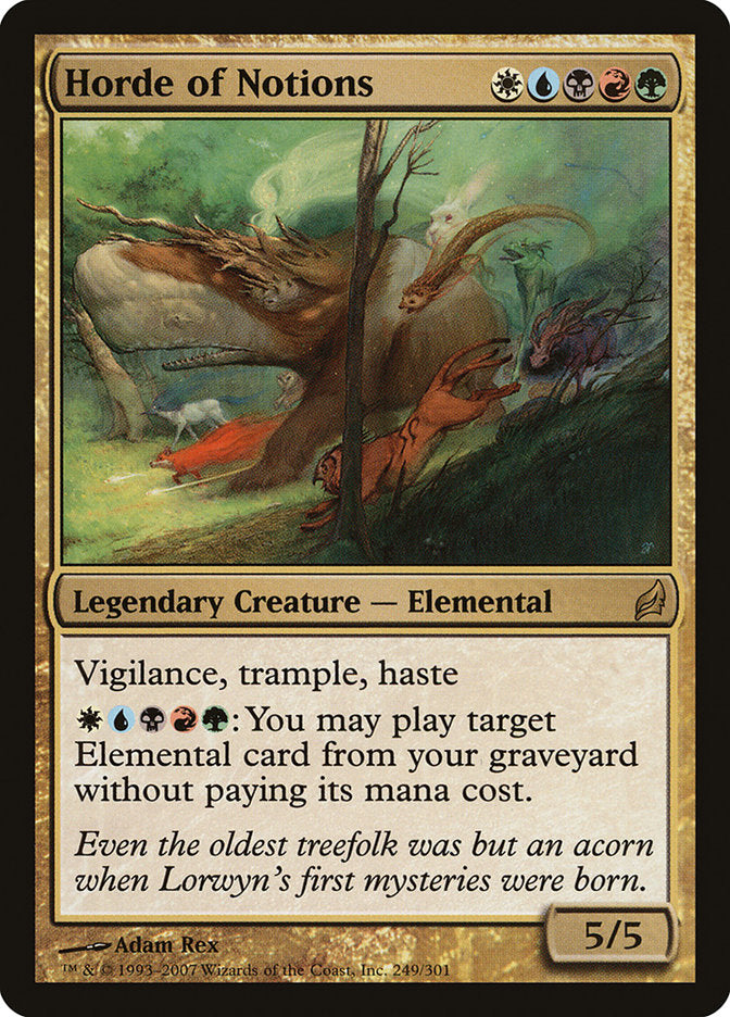 Horde of Notions [Lorwyn] [Foil]