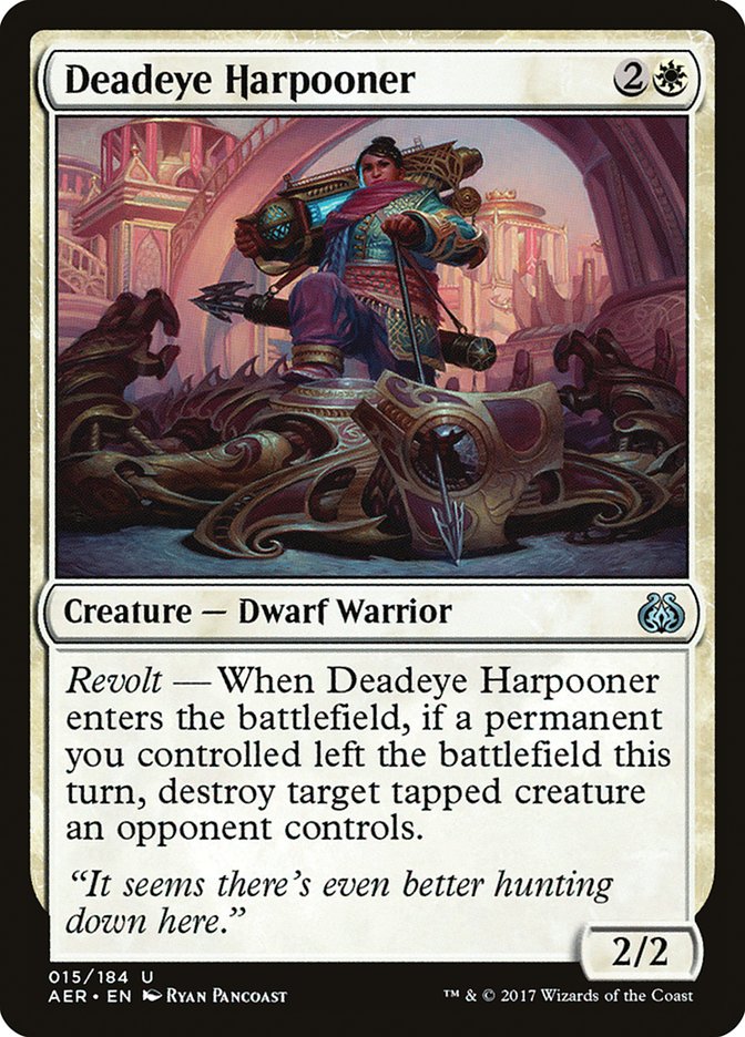 Deadeye Harpooner [Aether Revolt] [Foil]