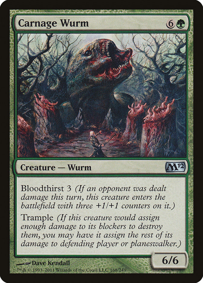 Carnage Wurm [Core Set 2012]
