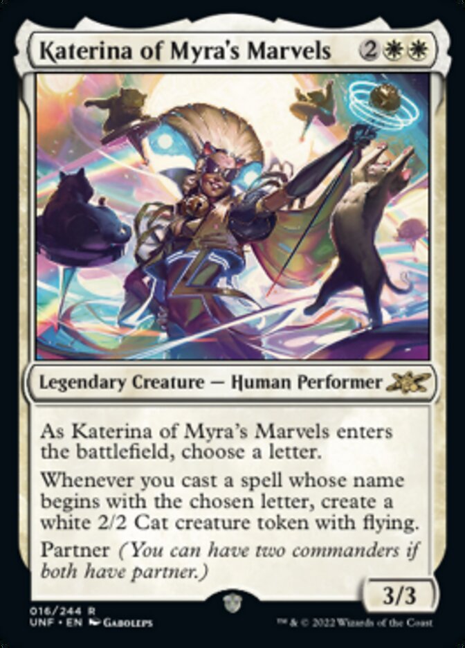 Katerina of Myra's Marvels [Unfinity] [Foil]