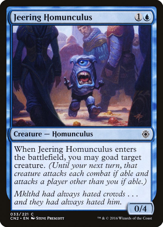 Jeering Homunculus [Conspiracy: Take the Crown] [Foil]