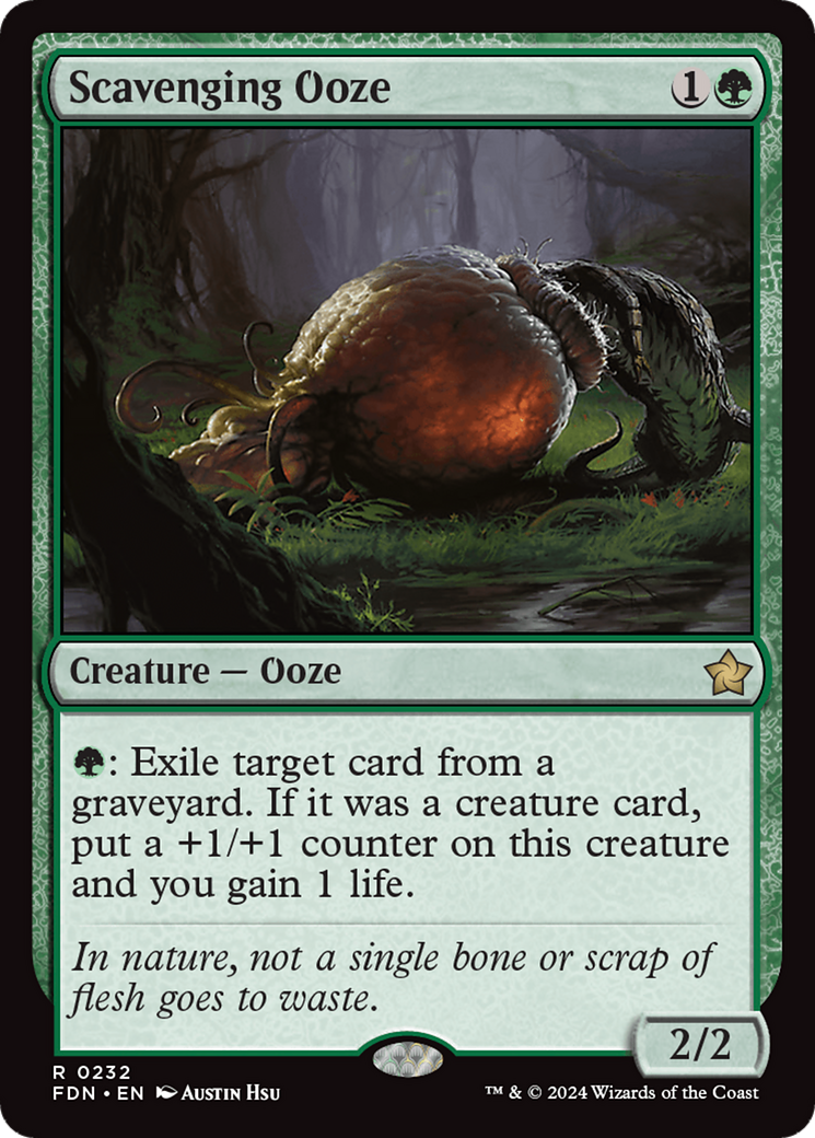 Scavenging Ooze [Foundations] [Foil]