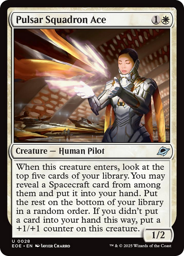 Pulsar Squadron Ace [Edge of Eternities] [Foil]