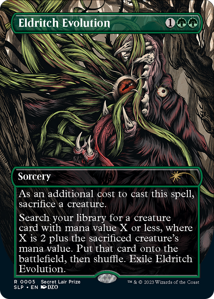 Eldritch Evolution (Borderless) [Secret Lair Showdown] [Foil]